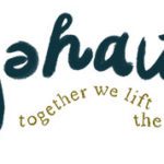 Logo for yəhaw̓ along with the tagline: together we lift the sky