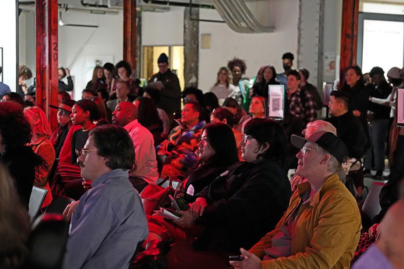 A different angle on the full audience