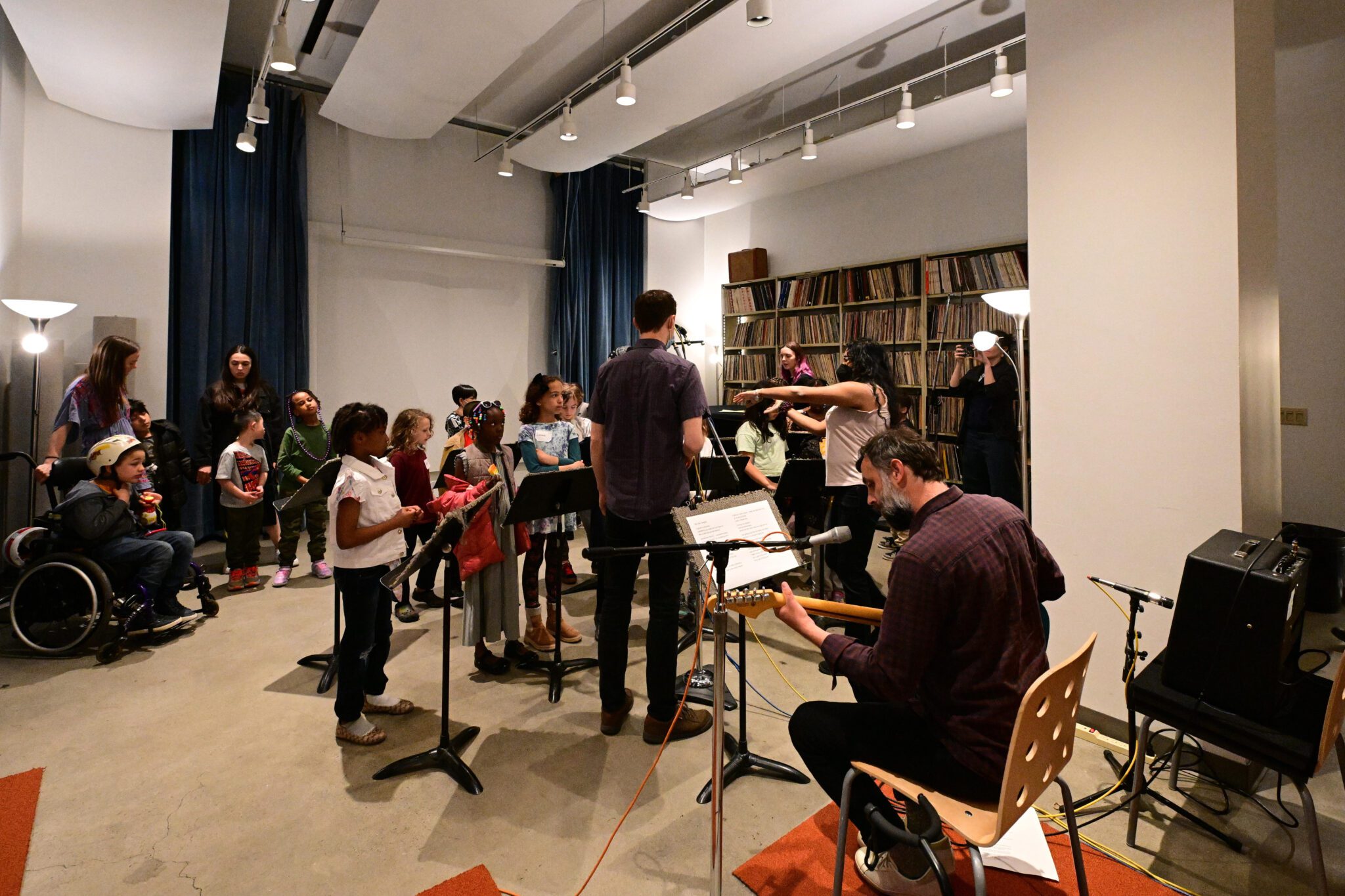 A music class of young students